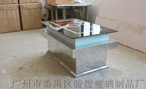 KTV茶几广州厂家直销发光不锈钢吧台包厢包厢新款式 ,广州市番禺区骏煌玻璃制品厂