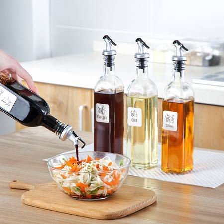 厨房酱油瓶油壶玻璃瓶家用厨房用品防漏油瓶油罐酱油醋瓶调味料瓶